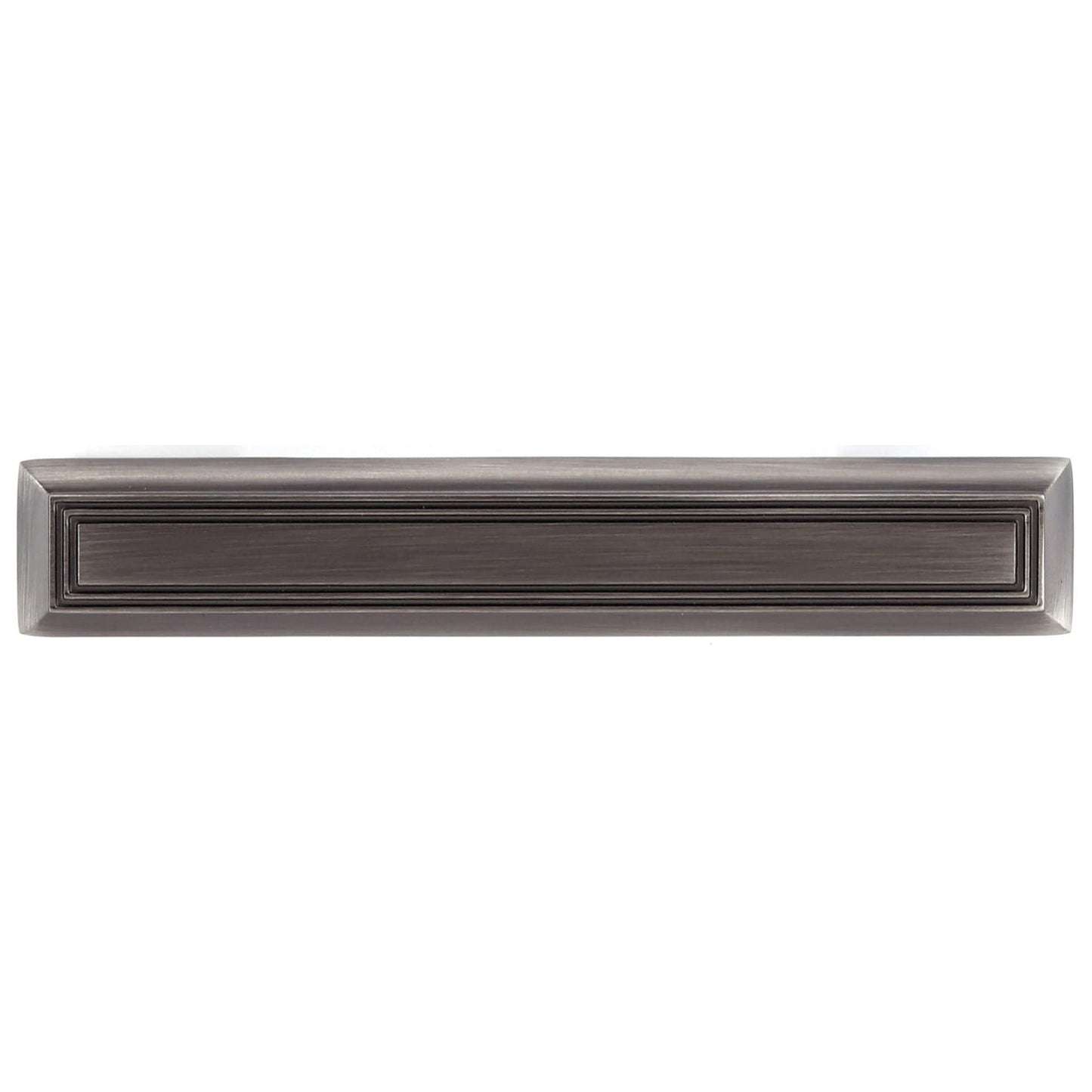 Traditional Pull, 3-3/4" Center-to-Center, Antique Nickel alt 0
