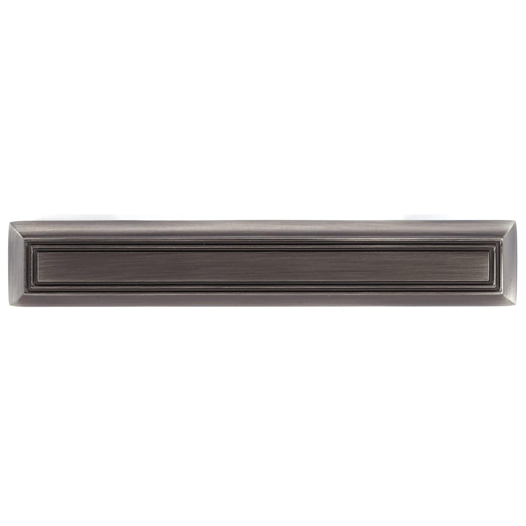 Traditional Pull, 3-3/4" Center-to-Center, Antique Nickel alt 0