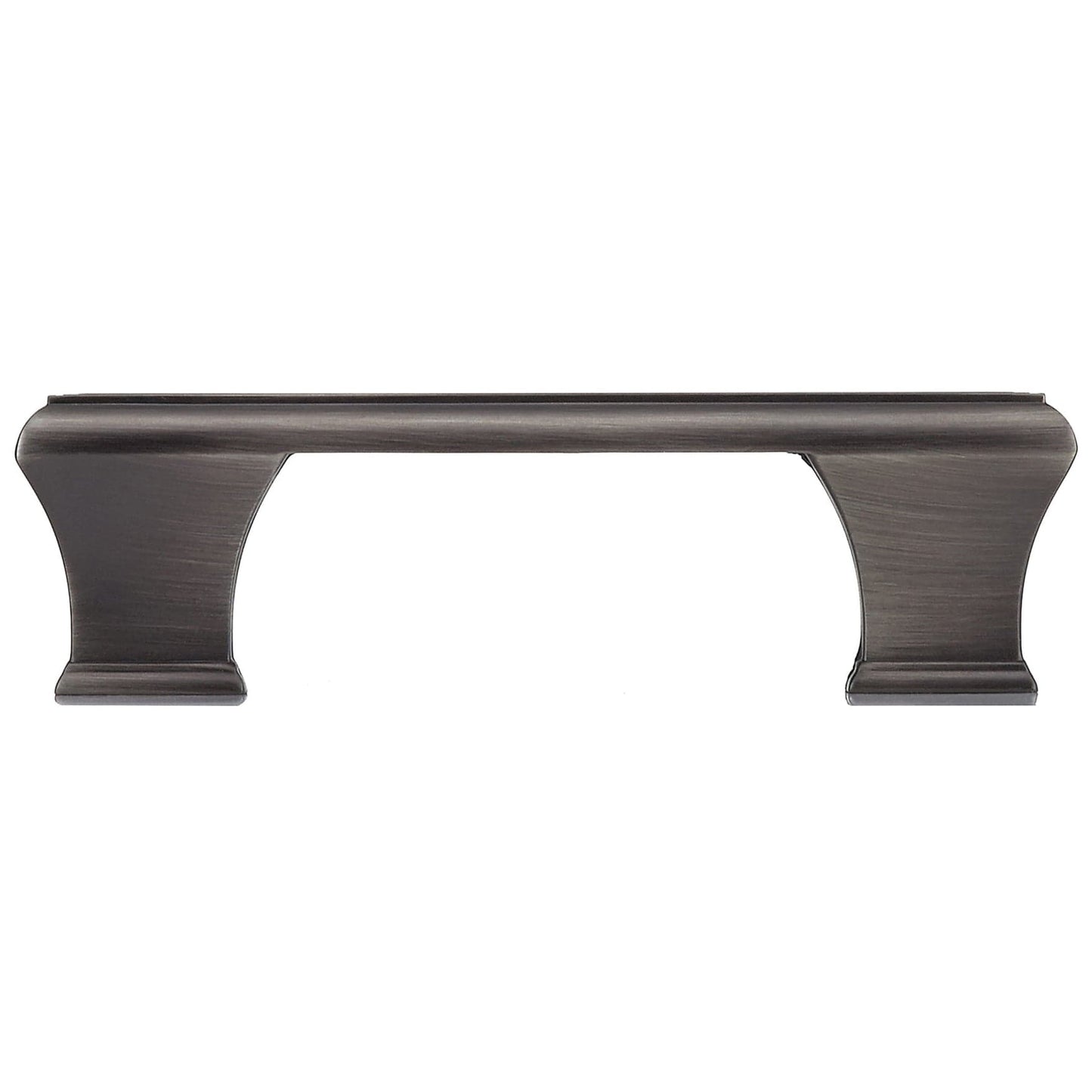 Traditional Pull, 3-3/4" Center-to-Center, Antique Nickel alt 0