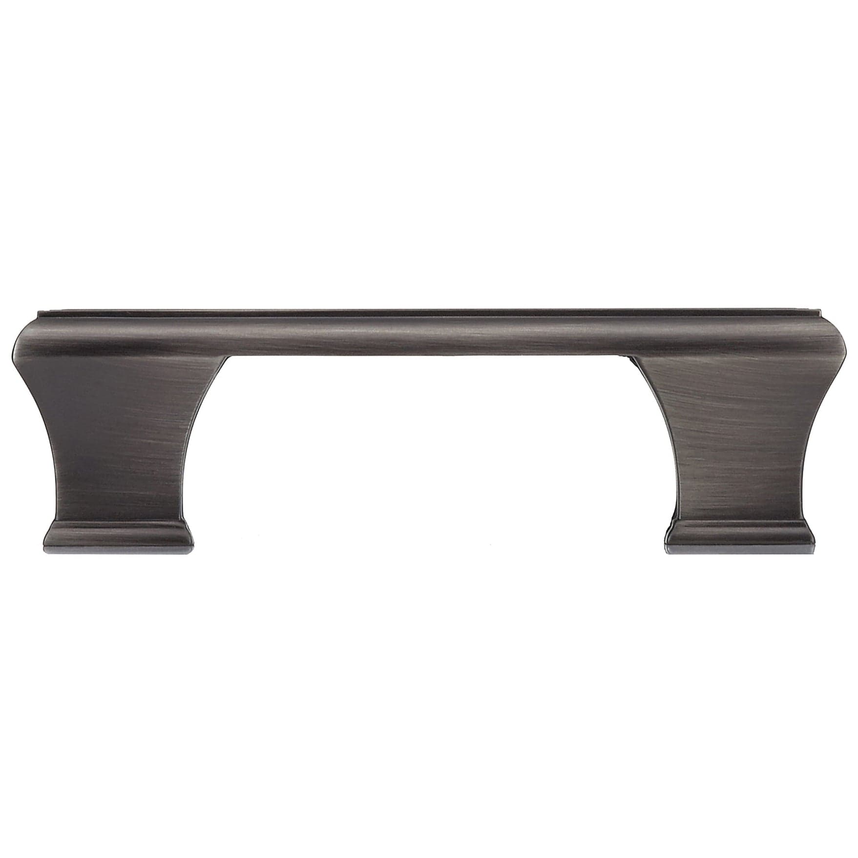 Traditional Pull, 3-3/4" Center-to-Center, Antique Nickel alt 0