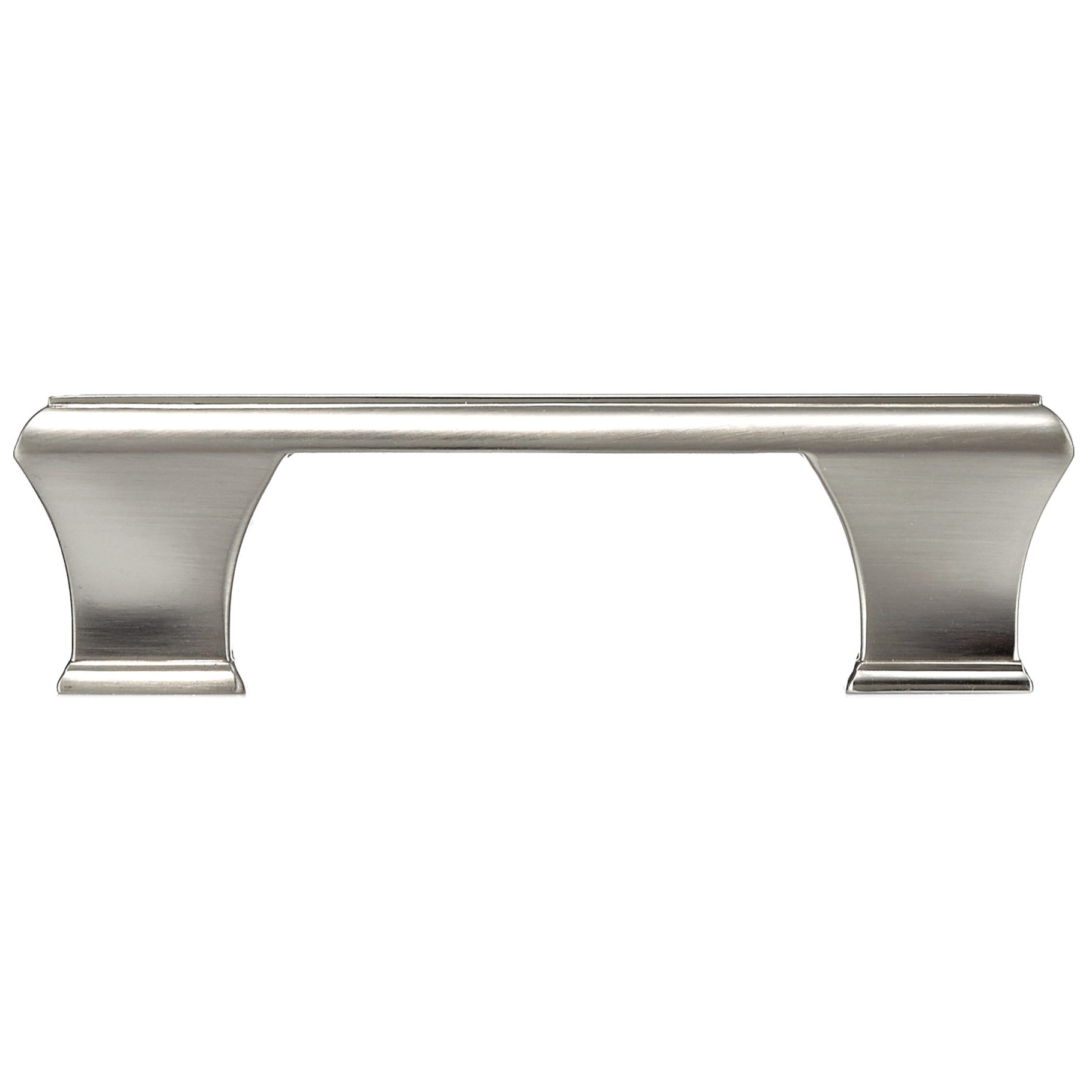 Traditional Pull, 3-3/4" Center-to-Center, Brushed Nickel alt 2