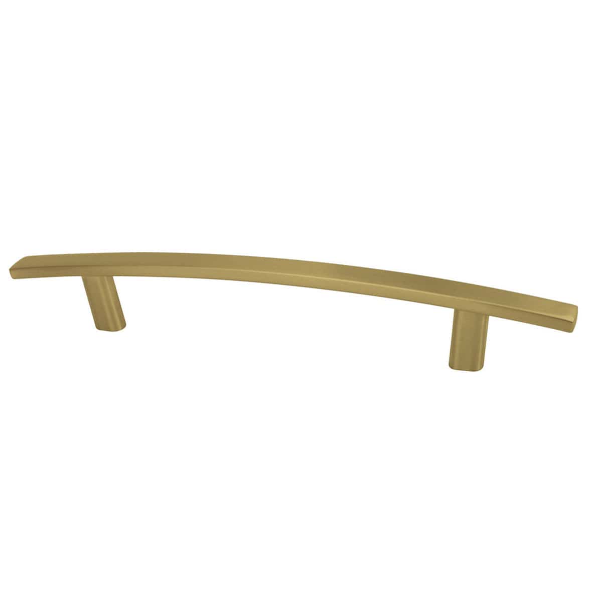 Transitional Pull, 5-1/16" Center-to-Center, Satin Brass alt 0