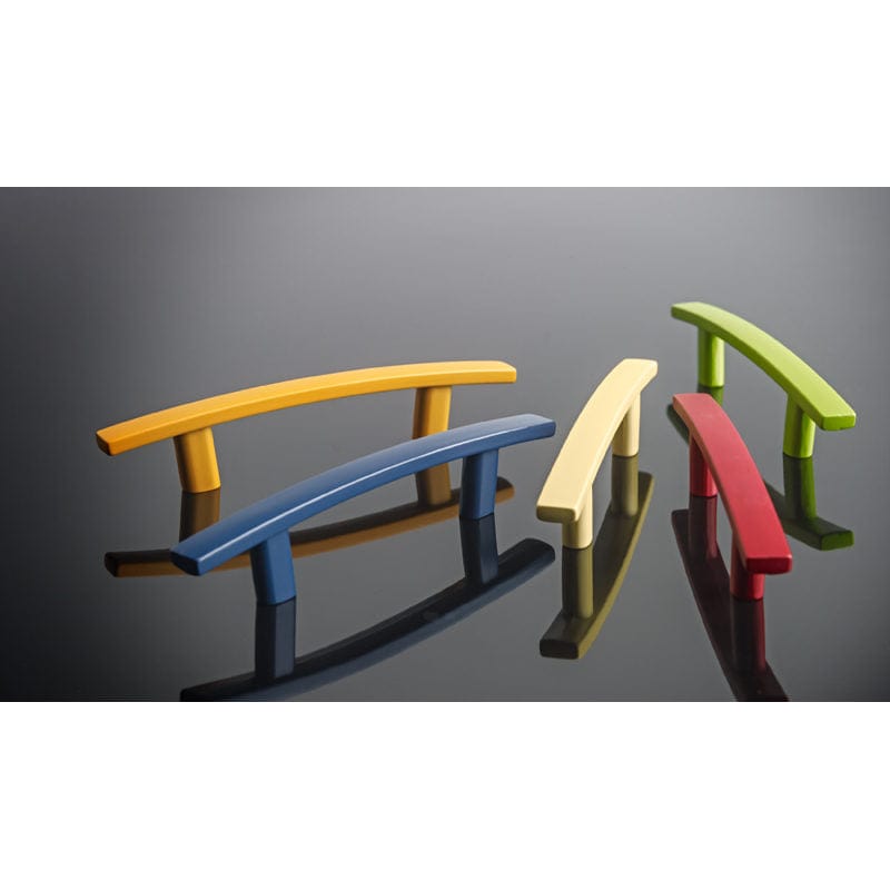 Transitional Pull, 3" Center-to-Center, Satin Brass alt 0