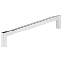 Contemporary Pull, 7-9/16" Center-to-Center, Polished Nickel alt 0