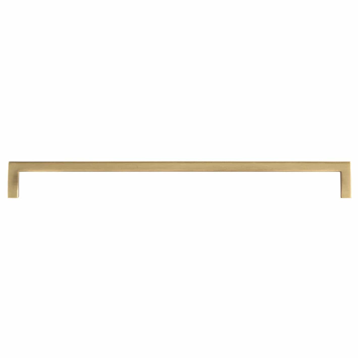 Contemporary Pull, 12-5/8" Center-to-Center, Satin Brass alt 0