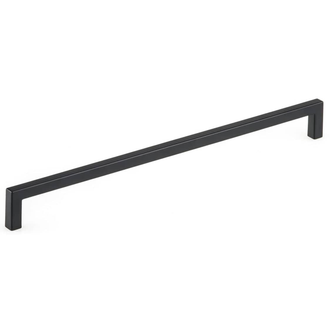 Contemporary Pull, 12-5/8" Center-to-Center, Matte Black alt 0