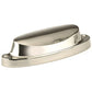 Contemporary Cup Pull, 2-1/2" Center-to-Center, Polished Nickel alt 0