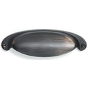 Contemporary Cup Pull, 2-1/2" Center-to-Center, Brushed Oil-Rubbed Bronze alt 0