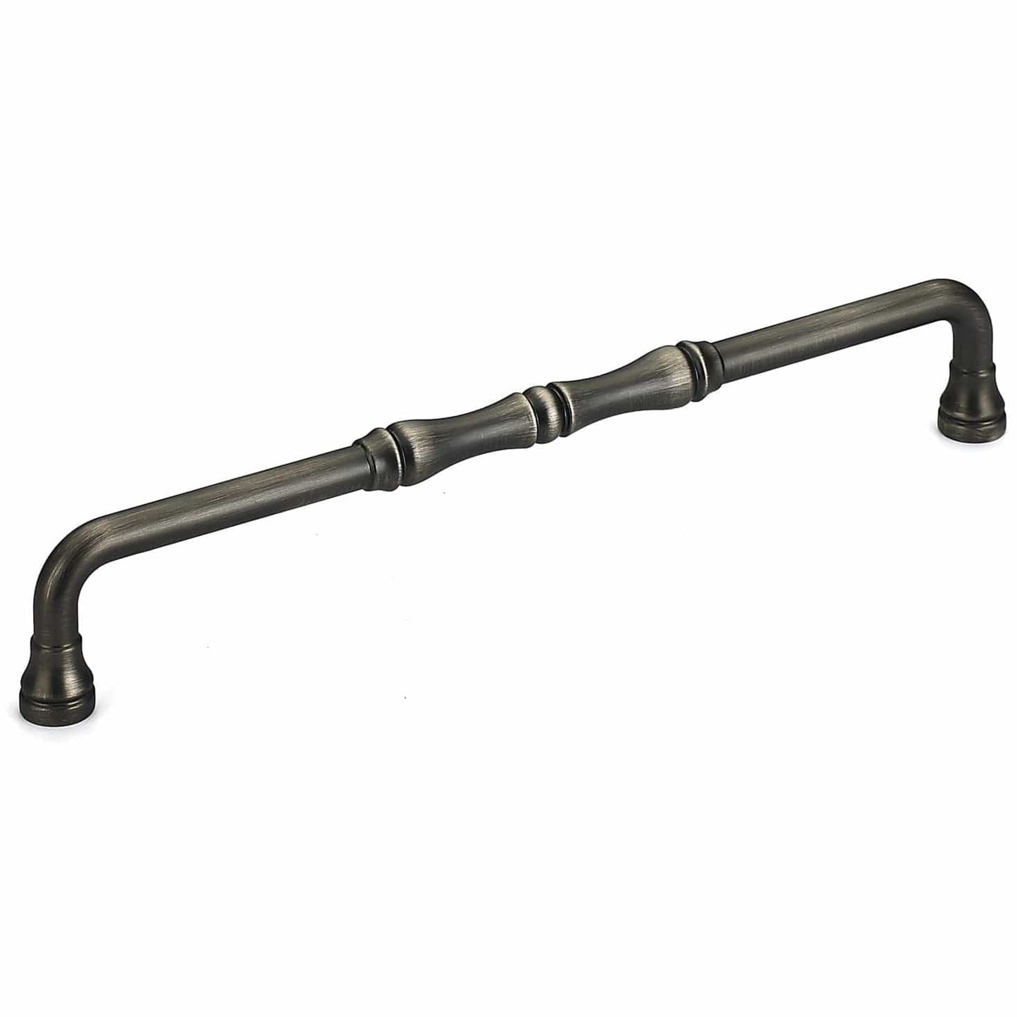 Traditional Pull, 7-9/16" Center-to-Center, Antique Nickel alt 0