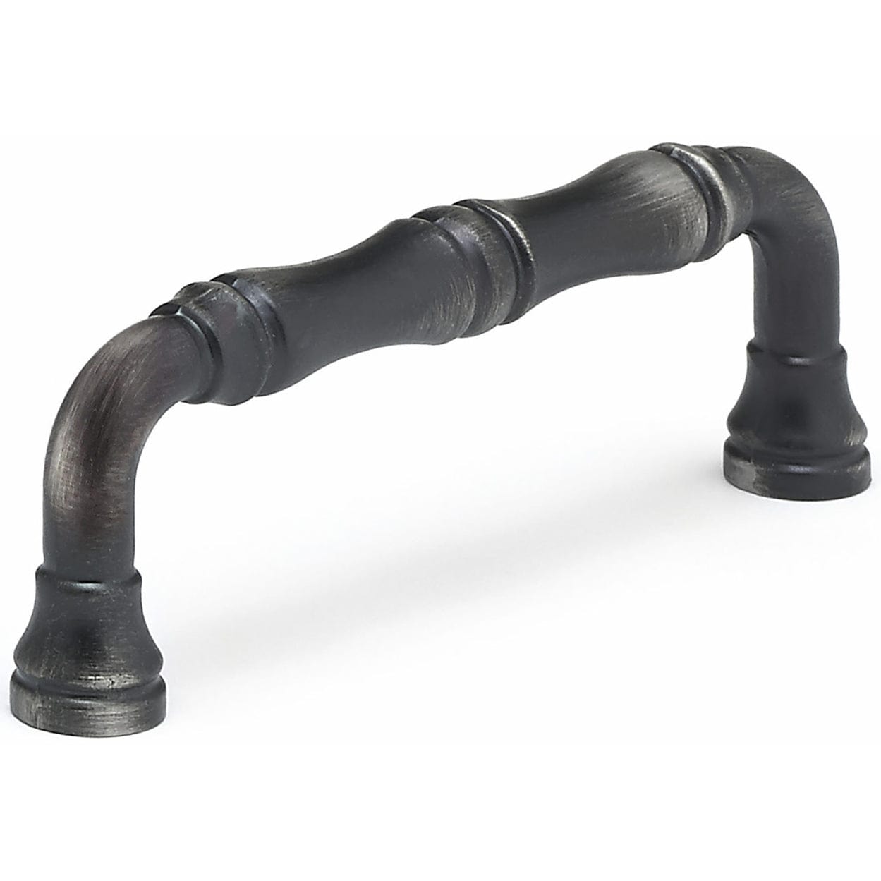 Traditional Pull, 3" Center-to-Center, Antique Nickel alt 0