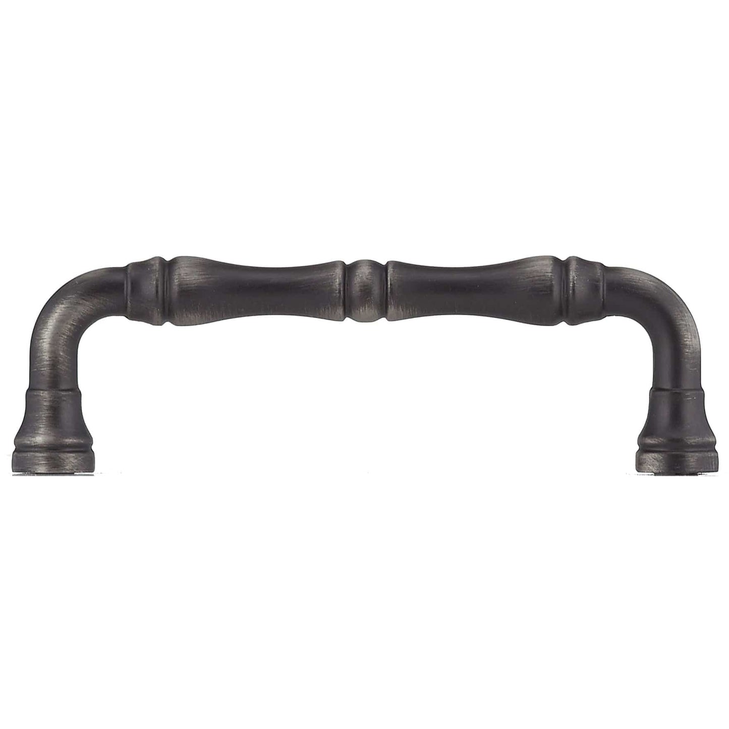 Traditional Pull, 3-3/4" Center-to-Center, Antique Nickel alt 0