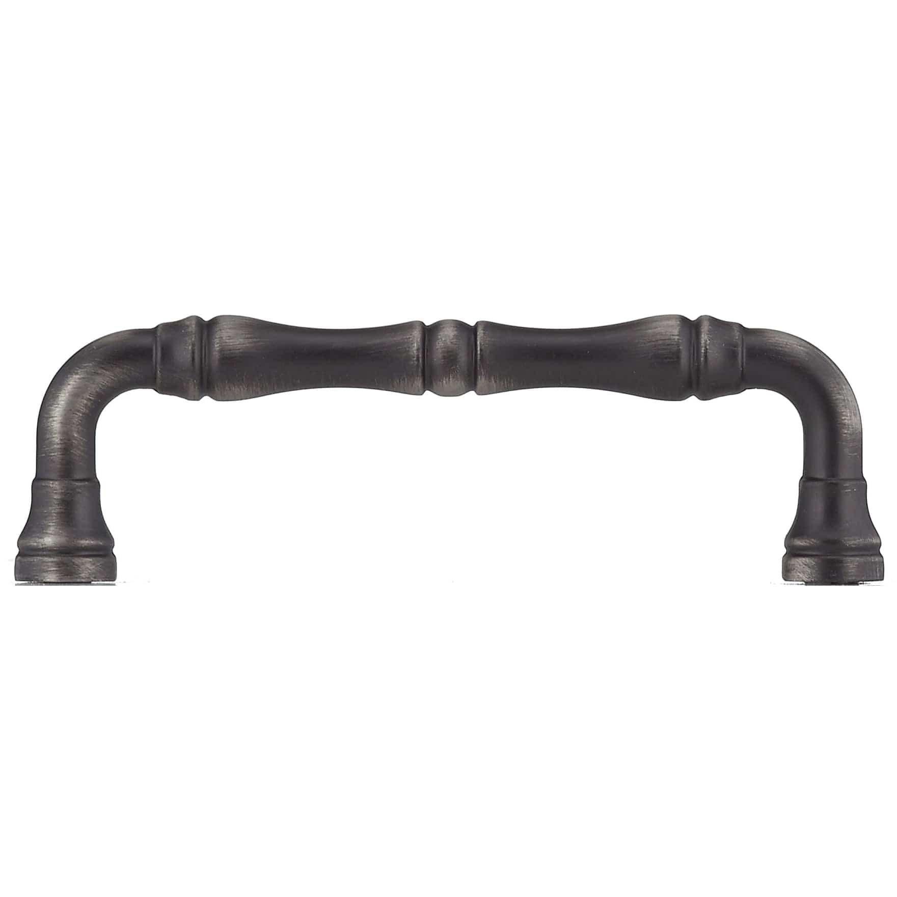 Traditional Pull, 3-3/4" Center-to-Center, Antique Nickel alt 0