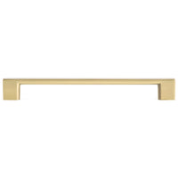 Contemporary Pull, 7-9/16" Center-to-Center, Satin Brass alt 0