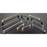 Contemporary Pull, 7-9/16" Center-to-Center, Satin Brass alt 0