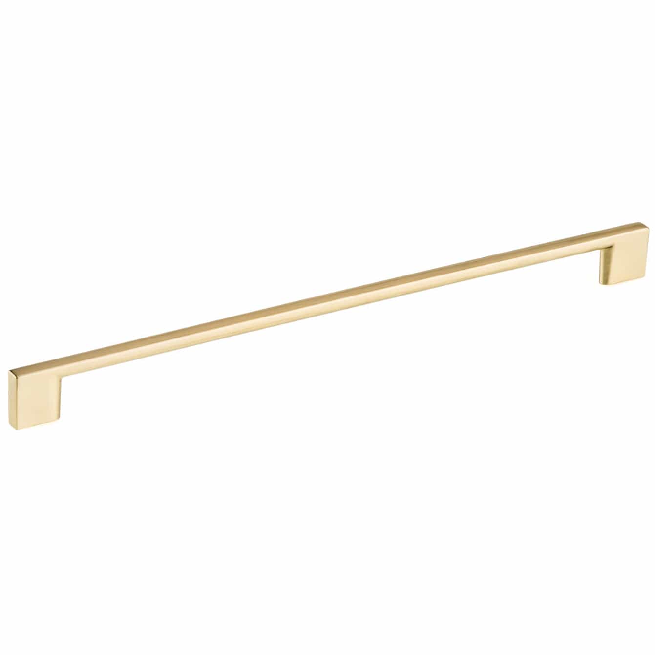 Contemporary Pull, 12-5/8" Center-to-Center, Satin Brass alt 0