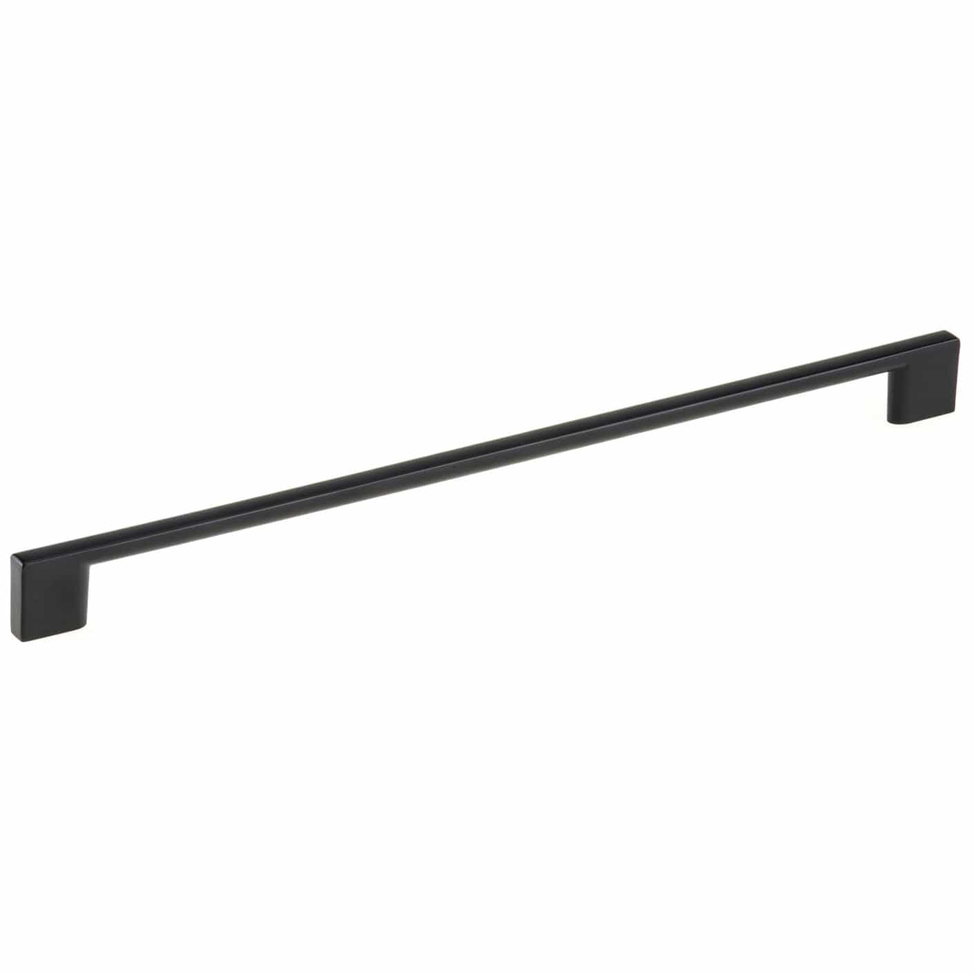 Contemporary Pull, 12-5/8" Center-to-Center, Matte Black alt 0