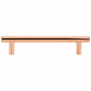 Contemporary Pull, 5-1/16" Center-to-Center, Polished Copper alt 2