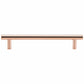 Contemporary Pull, 6-5/16" Center-to-Center, Polished Copper alt 0