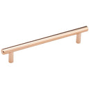 Contemporary Pull, 7-9/16" Center-to-Center, Polished Copper alt 0