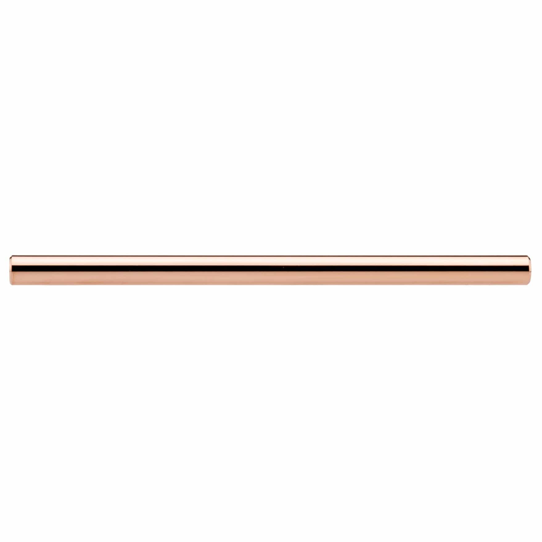 Contemporary Pull, 7-9/16" Center-to-Center, Polished Copper alt 0