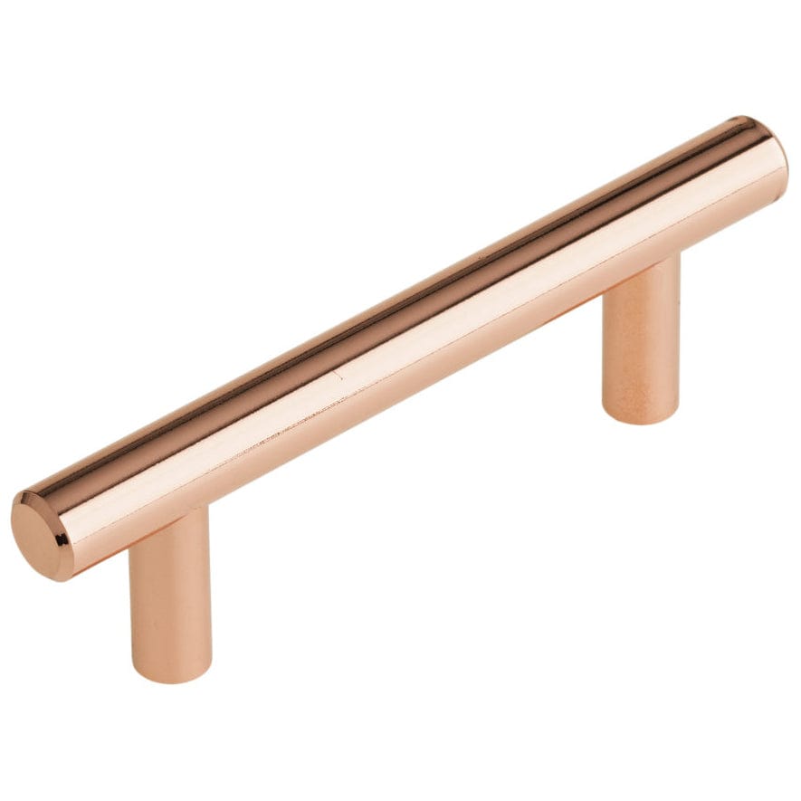 Contemporary Pull, 1/8" Center-to-Center, Polished Copper alt 0