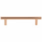 Contemporary Pull, 3-3/4" Center-to-Center, Polished Copper alt 0