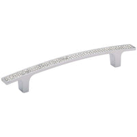 Contemporary Pull, 5-1/16" Center-to-Center, Crystal, Chrome alt 0