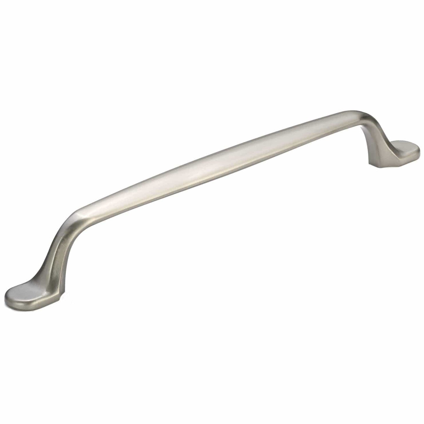 Traditional Pull, 10-1/8" Center-to-Center, Brushed Nickel alt 0