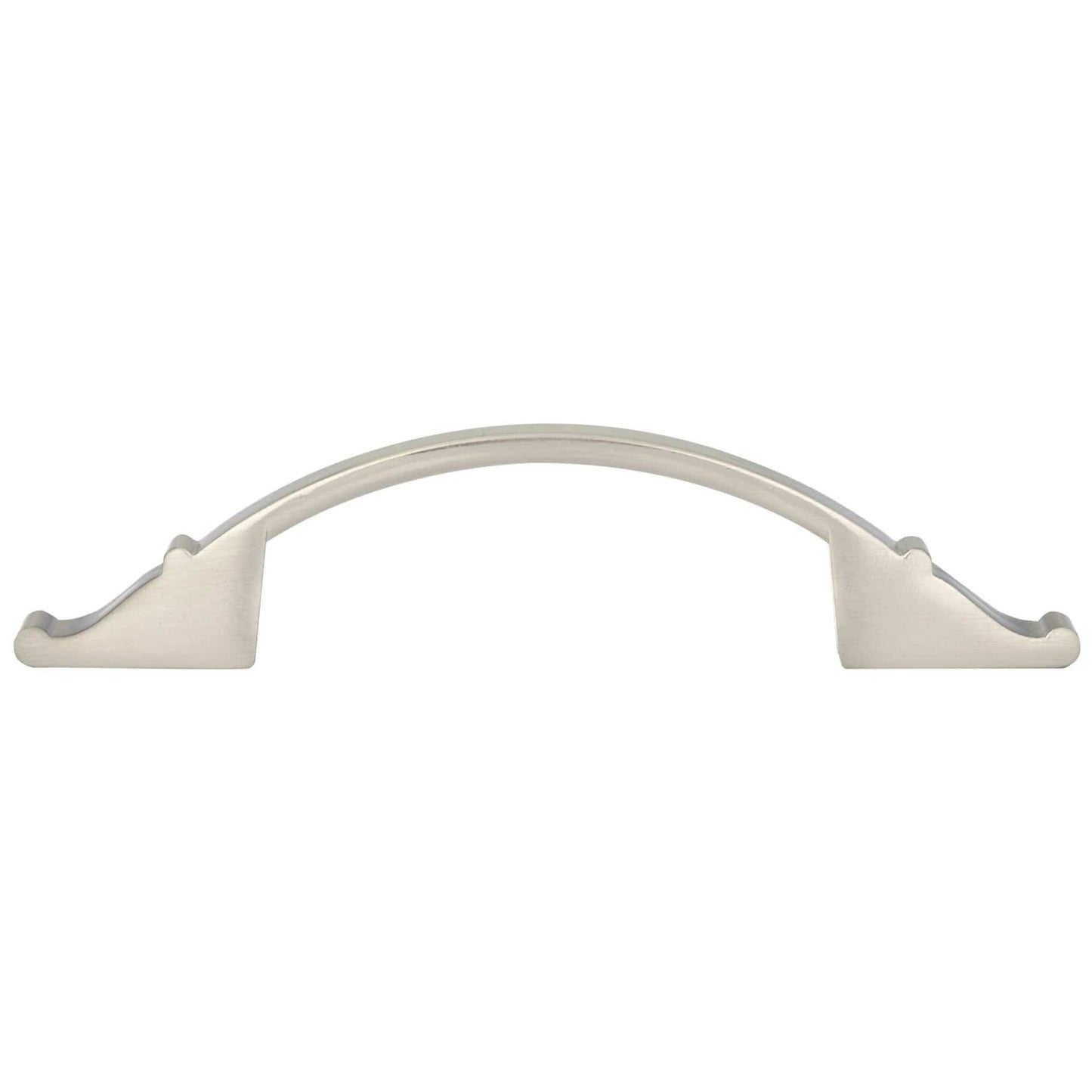 Traditional Pull, 3" or 3-3/4" Center-to-Center, Brushed Nickel alt 0