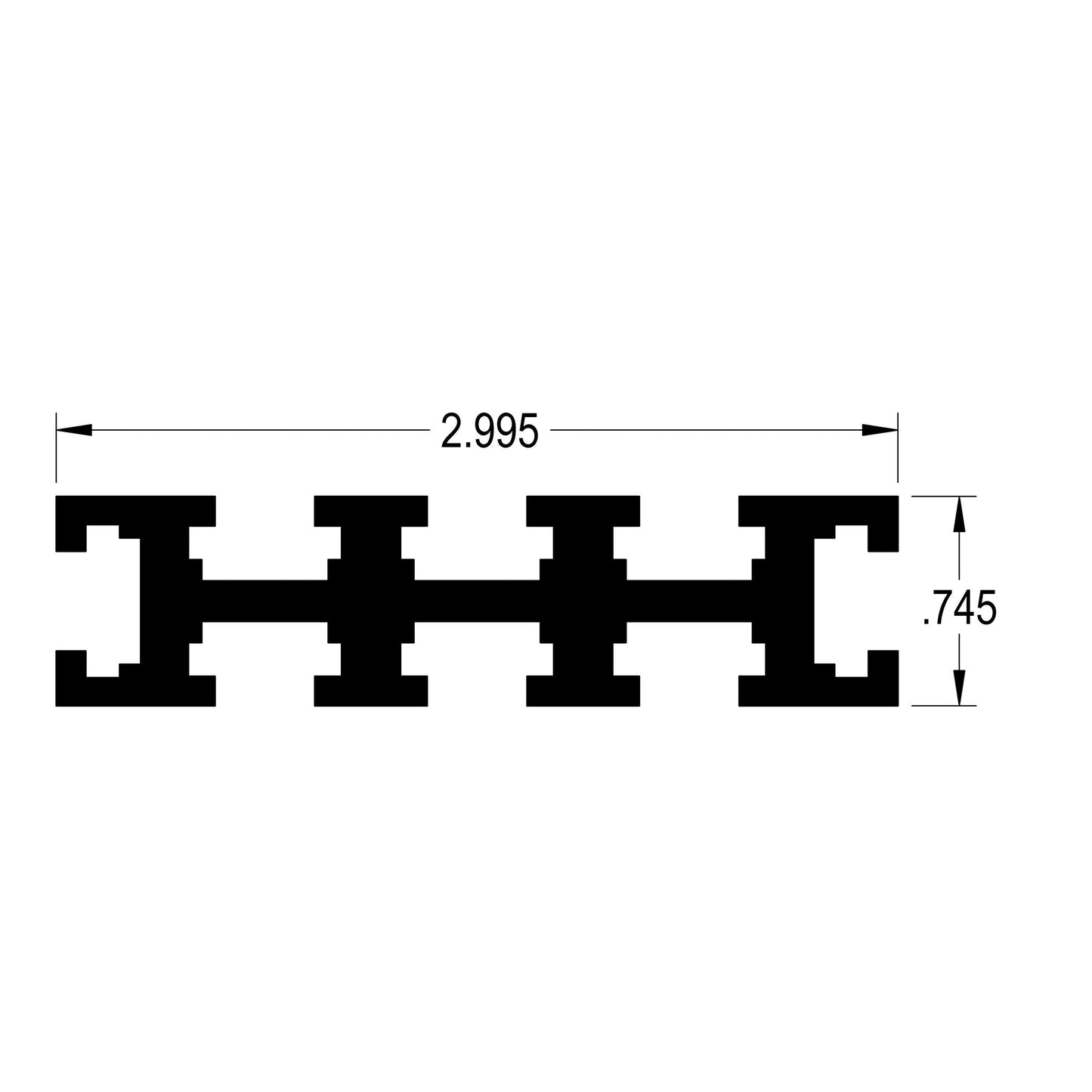 Multi-Track - 4X - 24" alt 0