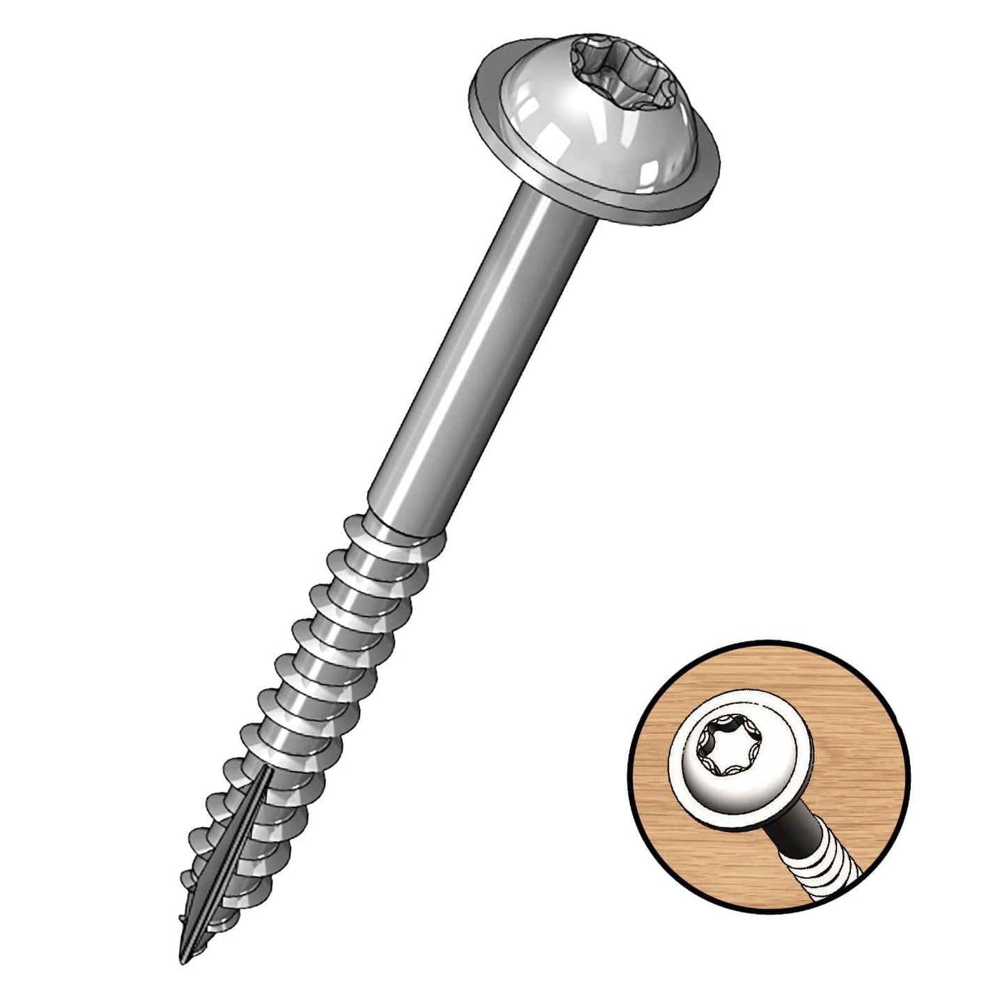 1-1/2" PocketScrews Coarse 500 pc alt 1