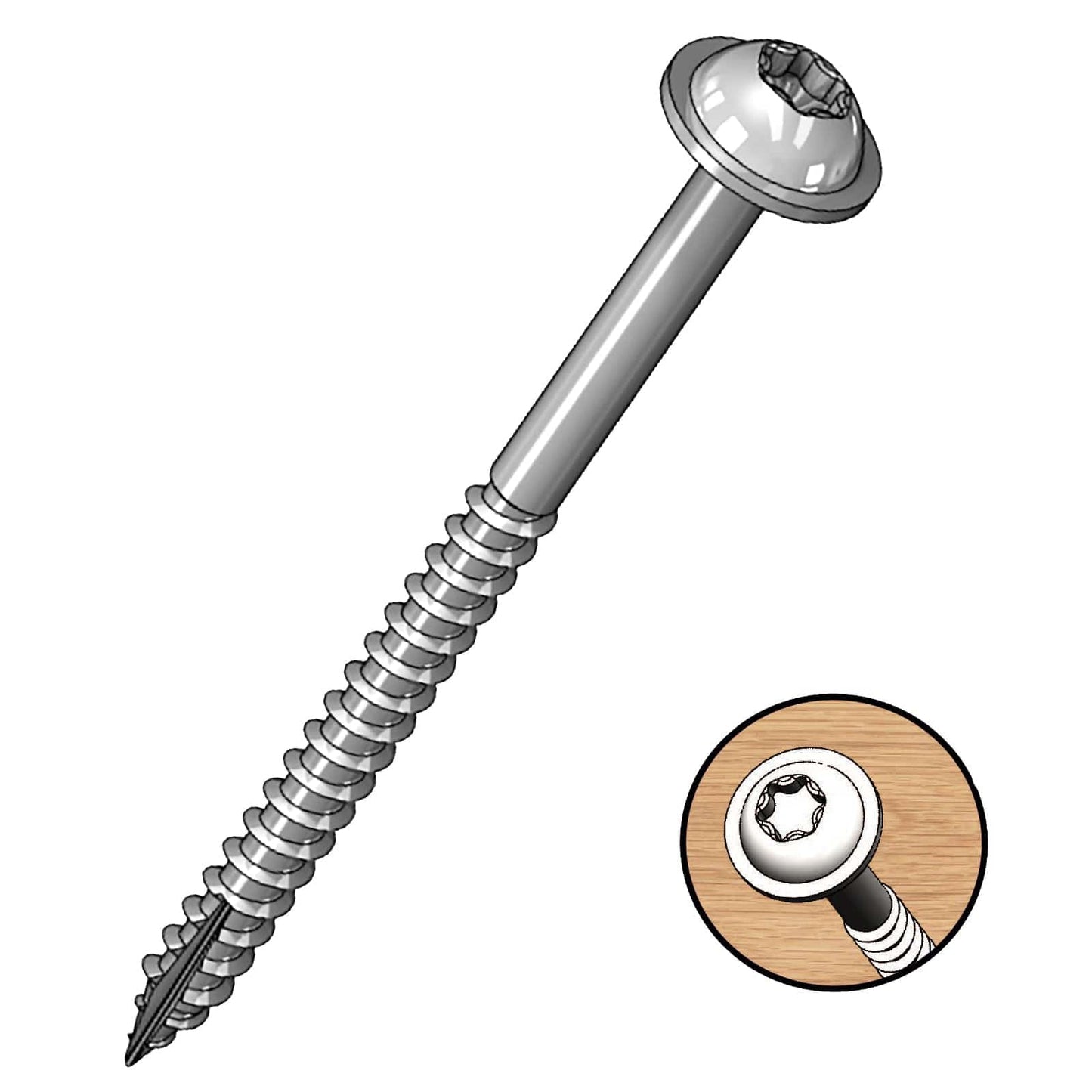 2" PocketScrews Coarse 250 pc alt 1