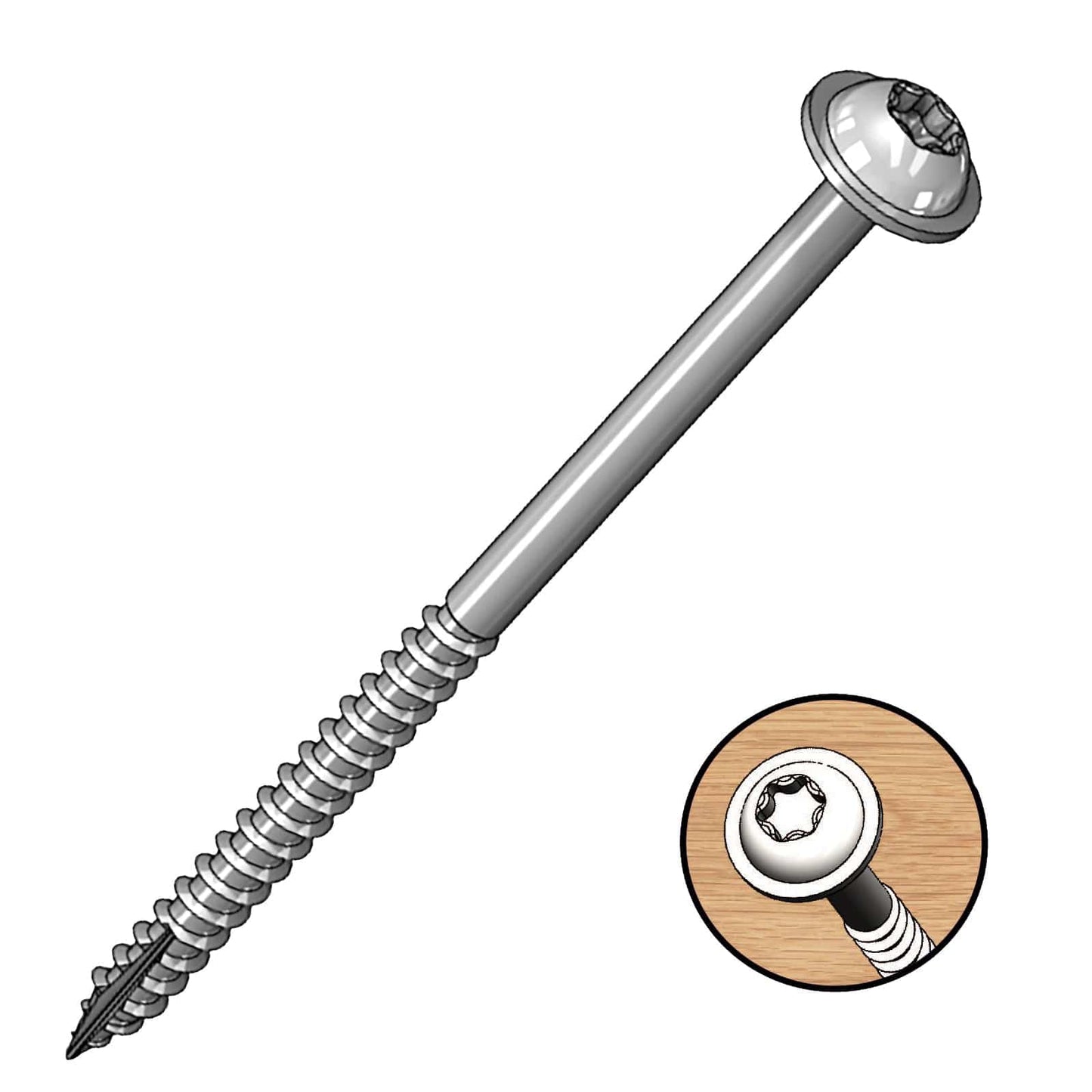 2-1/2" PocketScrews Coarse 250 pc alt 1