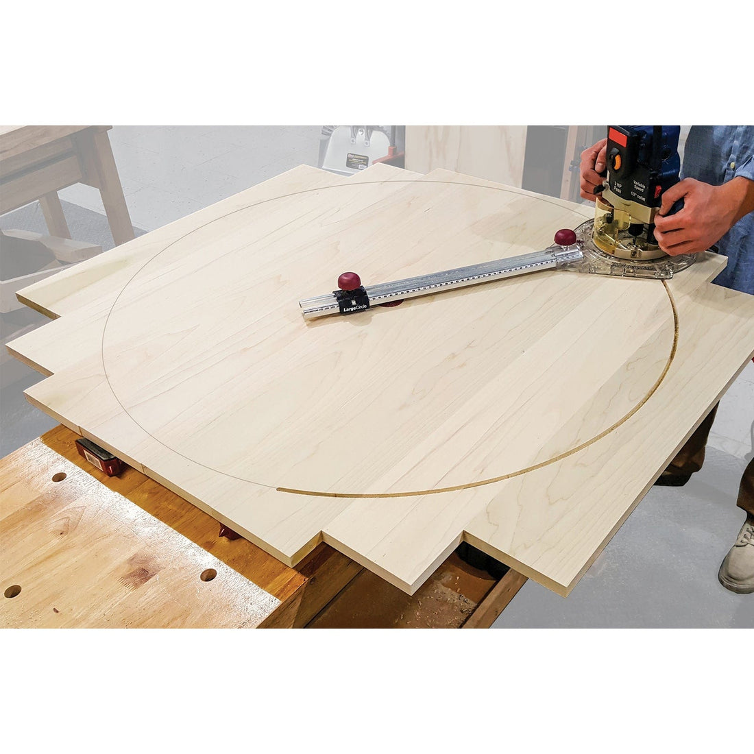 Milescraft CircleGuideKit for Routing Small and Large Circles Woodcraft