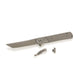 Tanto Liner Lock Folder Knife For Hunting & Fishing - 8" - Unfinished Kit alt 0
