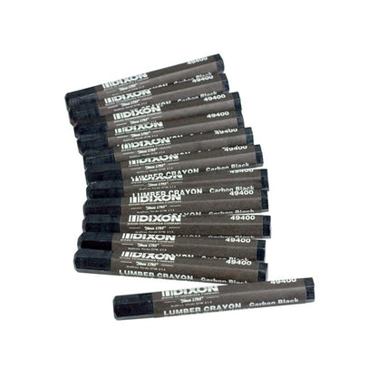 Dixon Lumber Crayon Black Pack of 12 alt 0