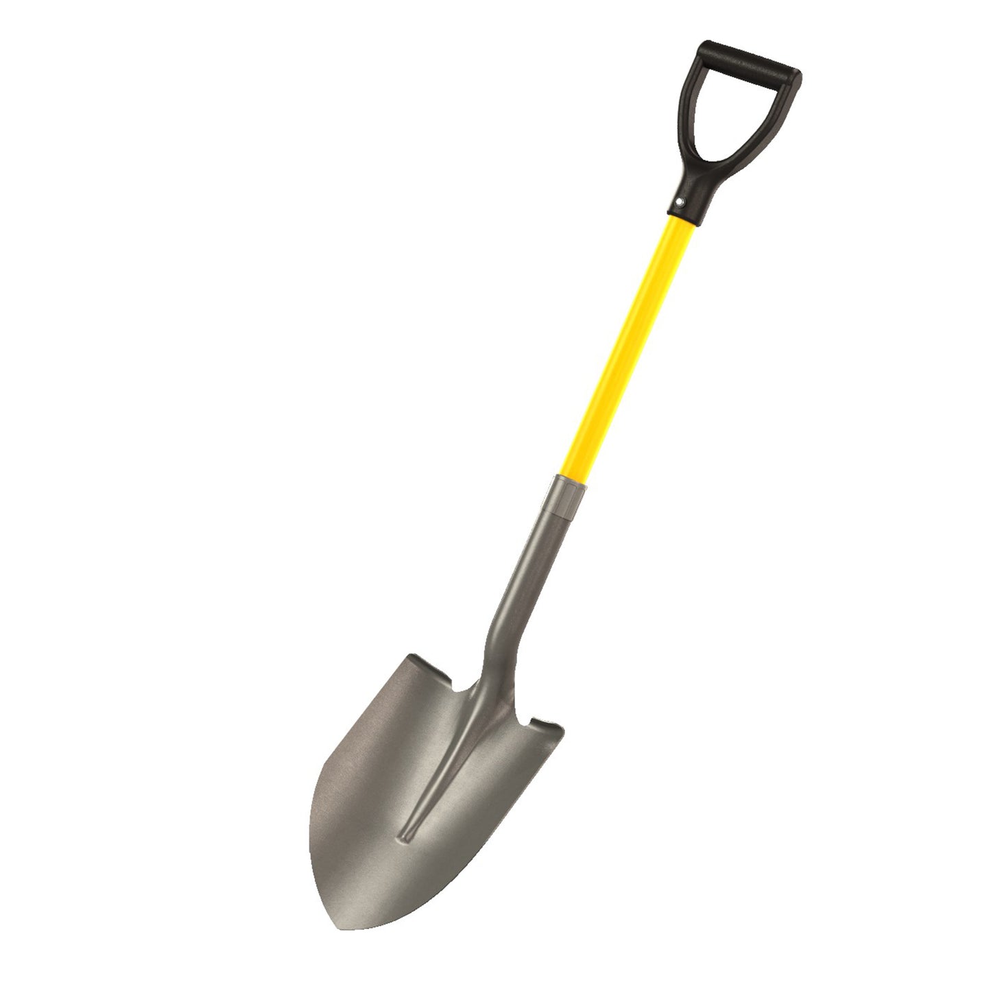 Round Point Shovel with 27" Fiberglass Handle alt 0