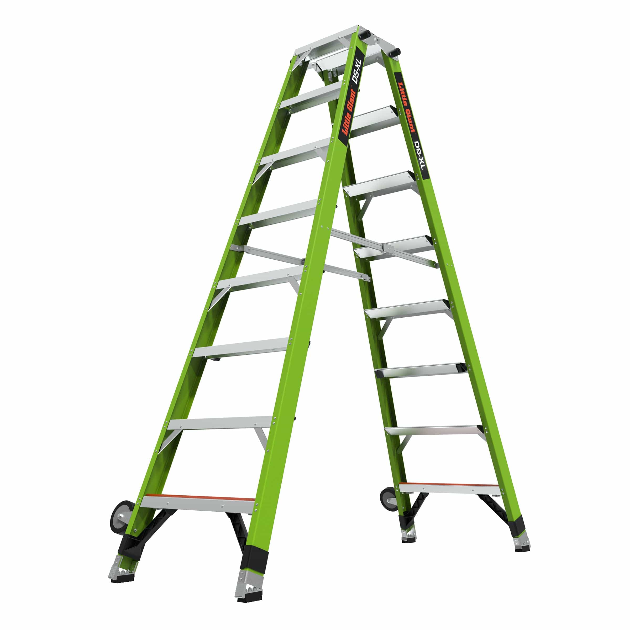 Giant Ladder Rounded Little Giant Ladders DS-XL 8' Articulated Extendable Ladder | Woodcraft