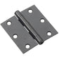 3" (76 mm) Full Mortise Butt Hinge Black, 1 Pair alt 0