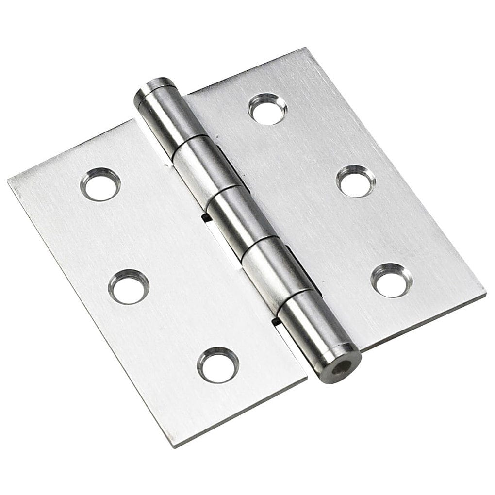 3" (76 mm) Full Mortise Butt Hinge Stainless Steel, 1 Pair alt 0