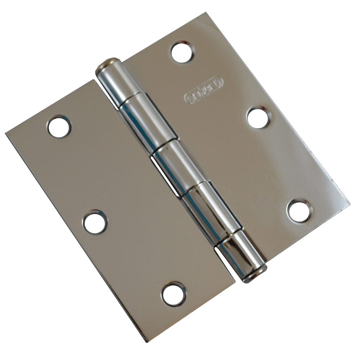 3-1/2" (89 mm) Full Mortise Butt Hinge Chrome, 1 Pair alt 0