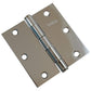3-1/2" (89 mm) Full Mortise Butt Hinge Chrome, 1 Pair alt 0
