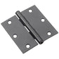 3-1/2" (89 mm) Full Mortise Butt Hinge Black, 1 Pair alt 0