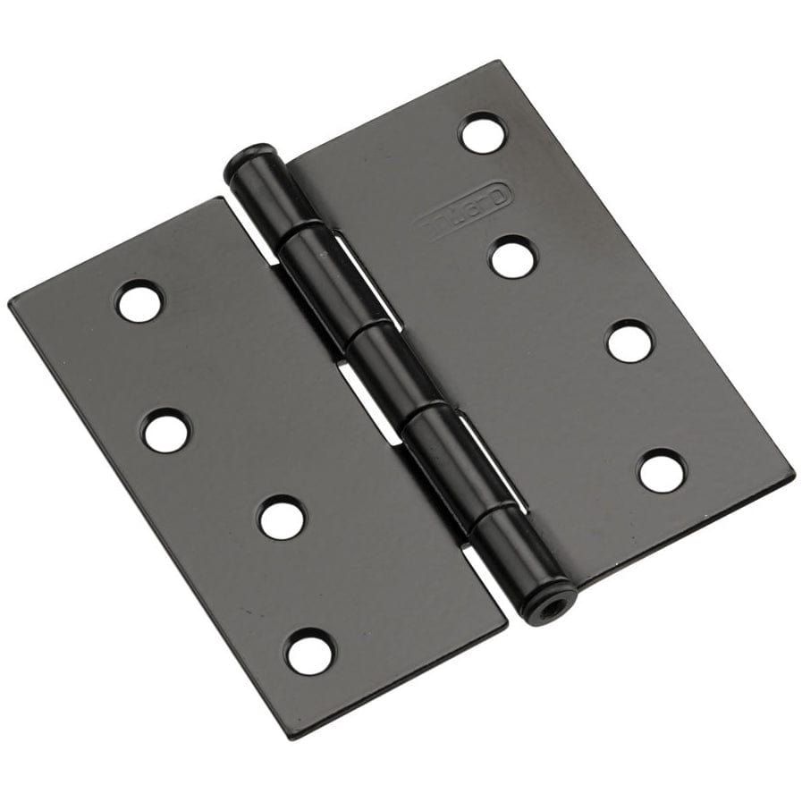 4" (102 mm) Full Mortise Butt Hinge Black, 1 Pair alt 0