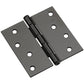 4" (102 mm) Full Mortise Butt Hinge Black, 1 Pair alt 0