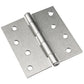 4" (102 mm) Full Mortise Butt Hinge Brushed Nickel, 1 Pair alt 0