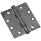 4" (102 mm) Full Mortise Ball Bearing Butt Hinge Antique Nic alt 0