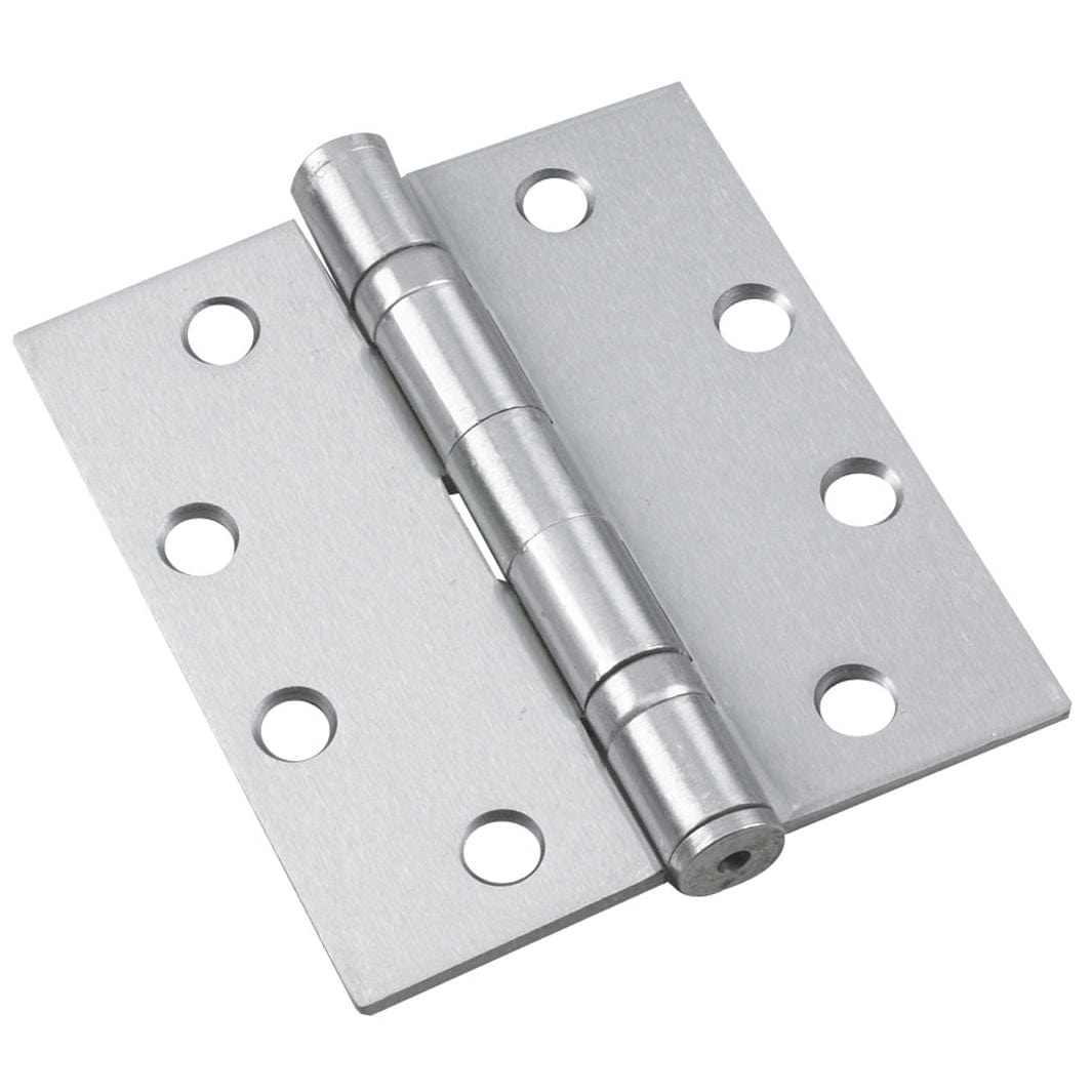 4" (102 mm) Full Mortise Ball Bearing Butt Hinge Stainless S alt 0