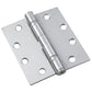 4" (102 mm) Full Mortise Ball Bearing Butt Hinge Stainless S alt 0