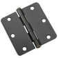 3" (76 mm) Full Mortise Butt Hinge 1/4" Radius Oil-Rubbed Br alt 0